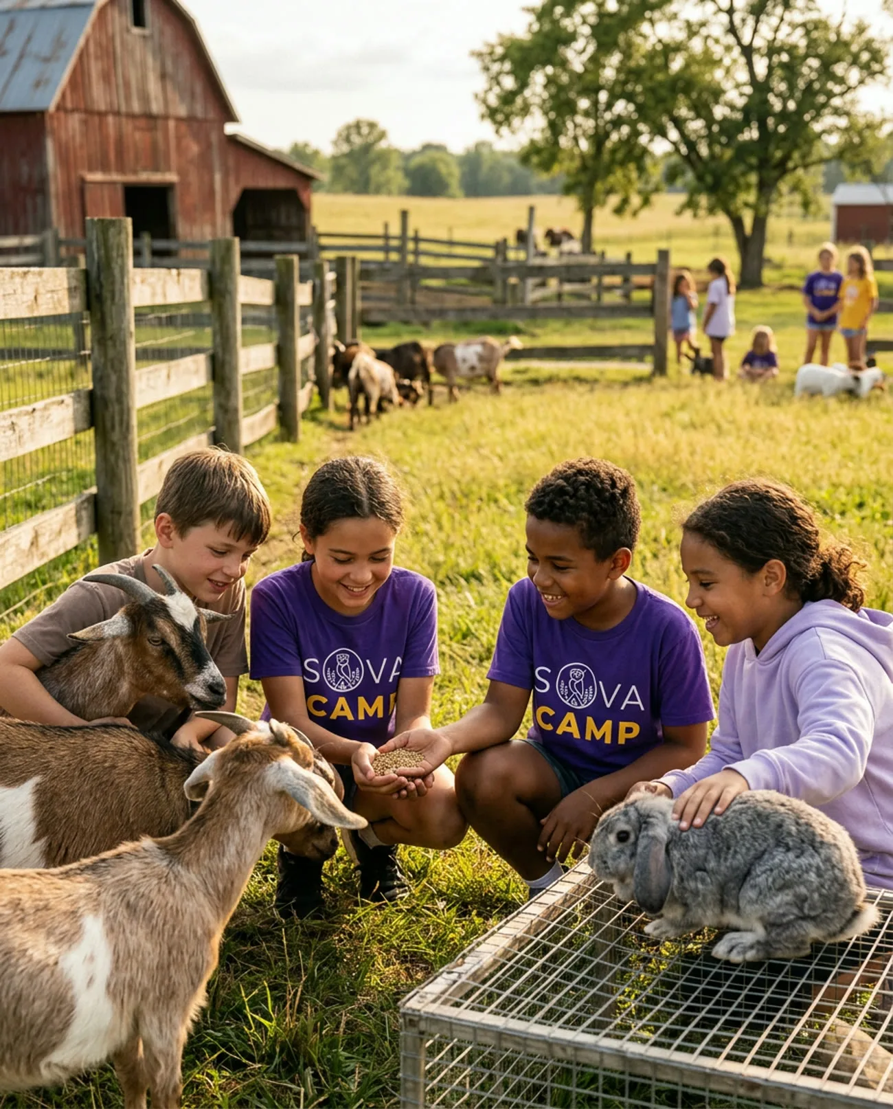 Kids at summer camp