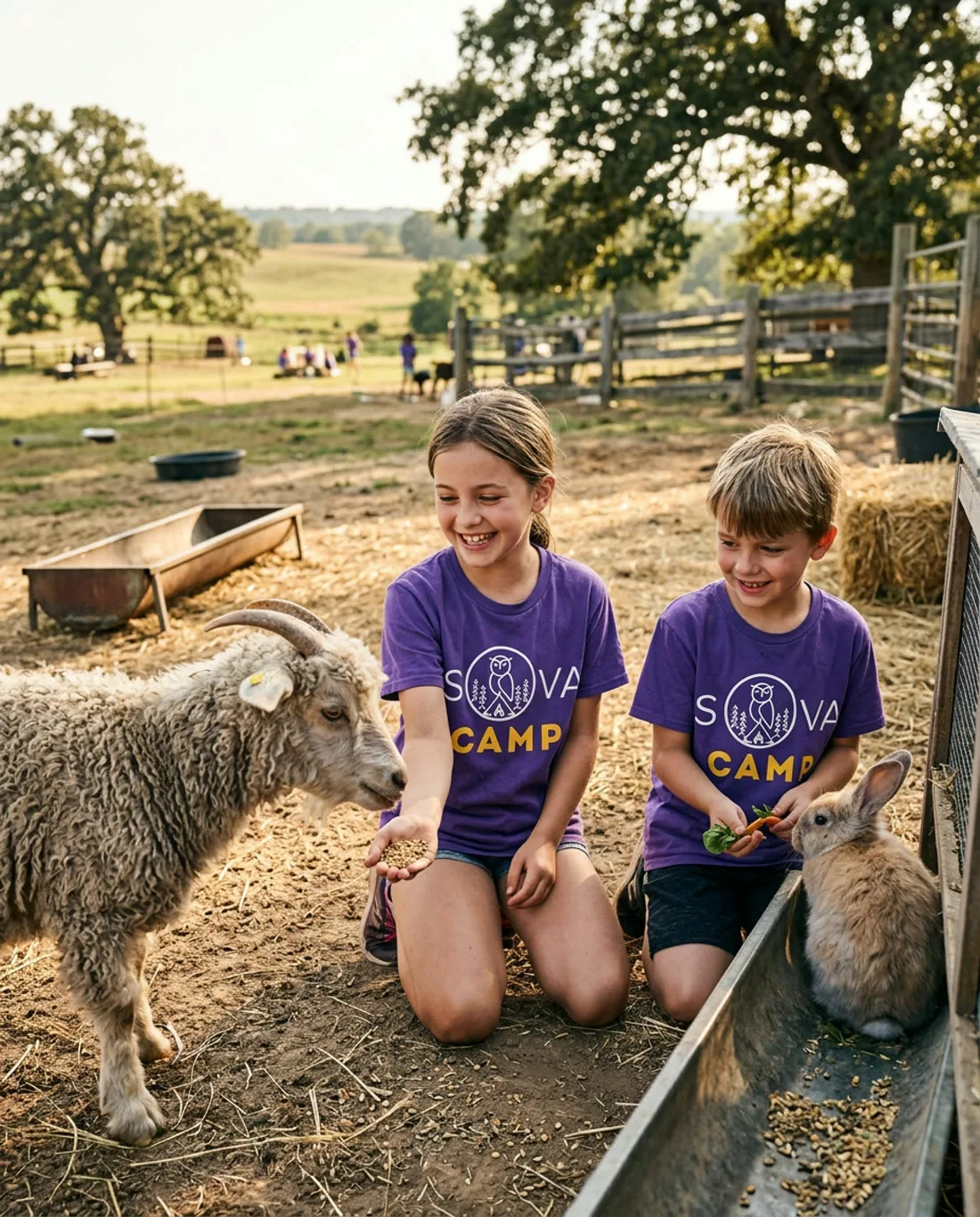 Kids at summer day camp